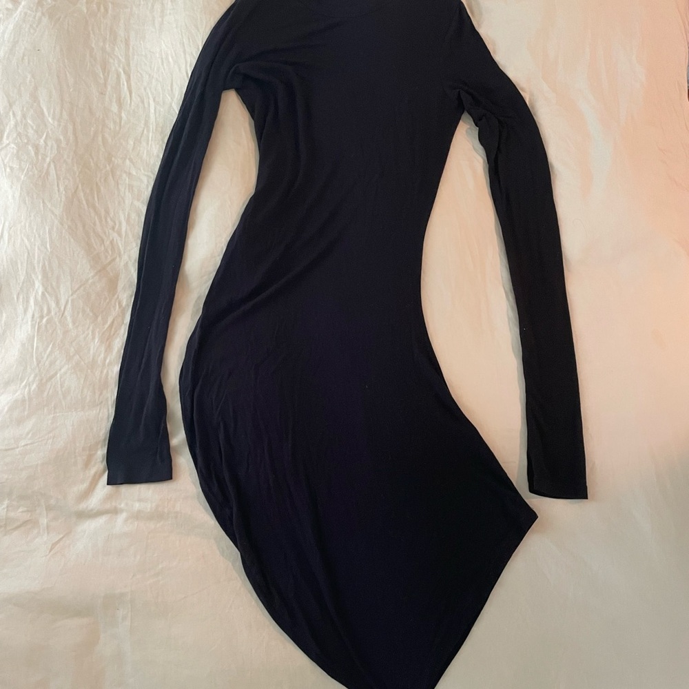 Alexander Wang Black Long Sleeve Dress